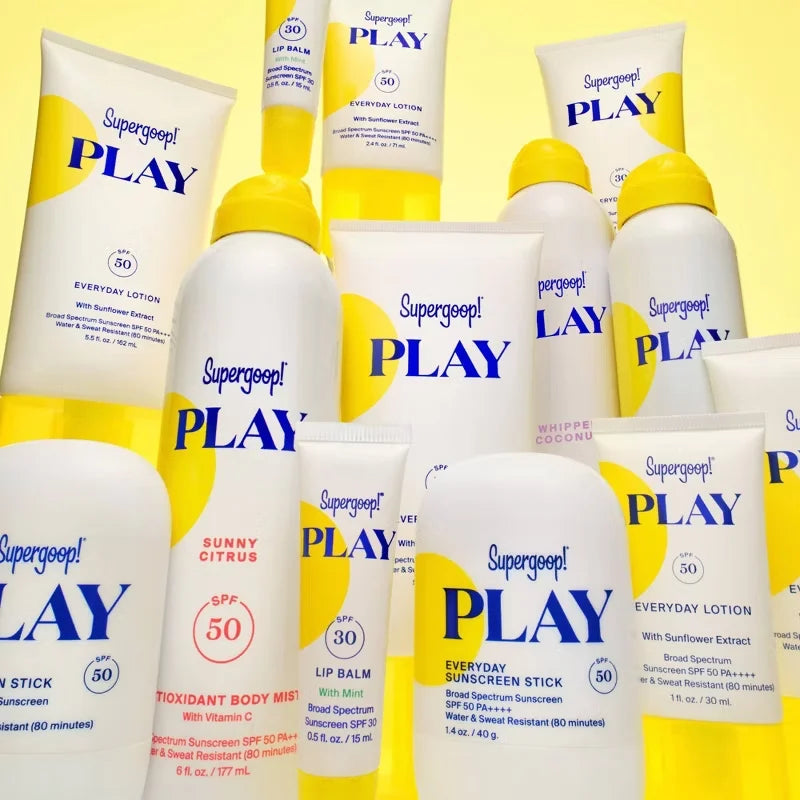 Supergoop! PLAY Antioxidant Body Sunscreen Mist with Vitamin C - SPF 50 - Sunny Citrus - 3 fl oz